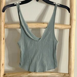 BDG Ribbed Camisole - Light Green